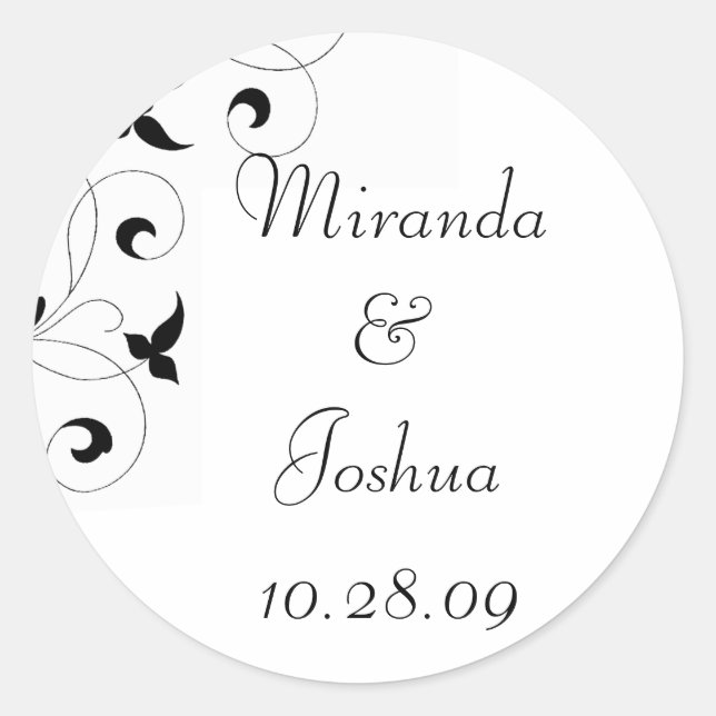 Sticker Rond Vine Dainty (Devant)