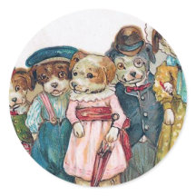 vintage "La famille des chiens"