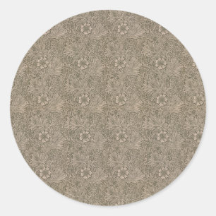 Sticker Rond Vintage William Morris Marigold