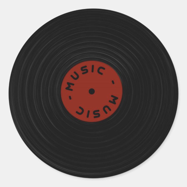Sticker Rond Vinyle (Devant)