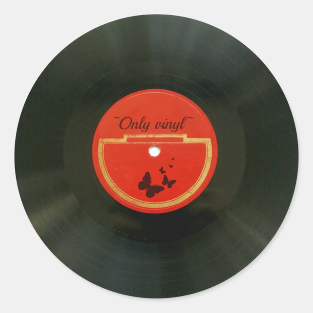 Sticker Rond Vinyle (Devant)