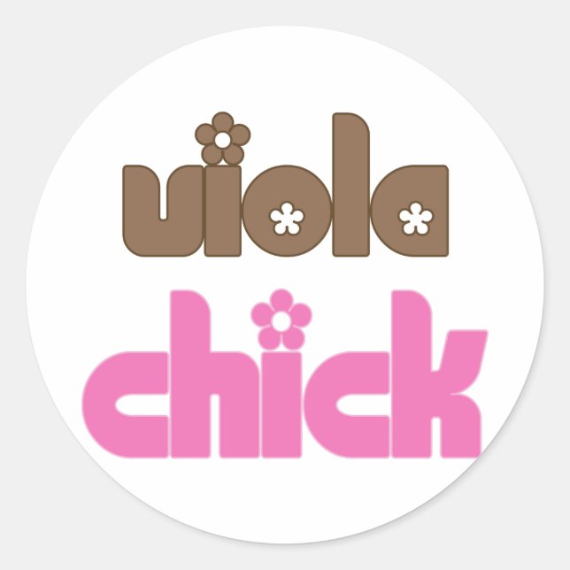 Sticker Rond Viola Chick (Devant)