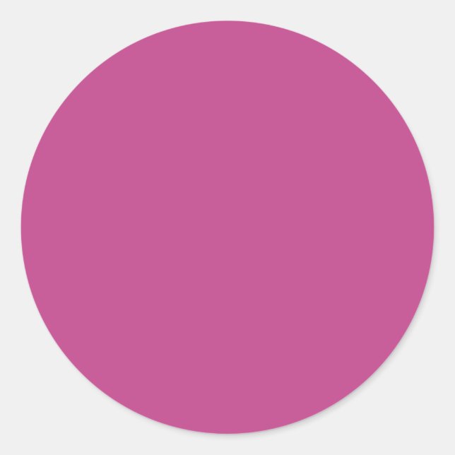 Sticker Rond Violet Rose couleur hiver automne (Devant)