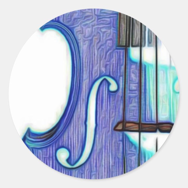 Sticker Rond Violon, Viola, Cello ? (Devant)