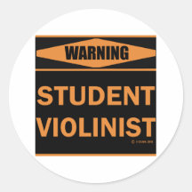 Violoniste étudiant