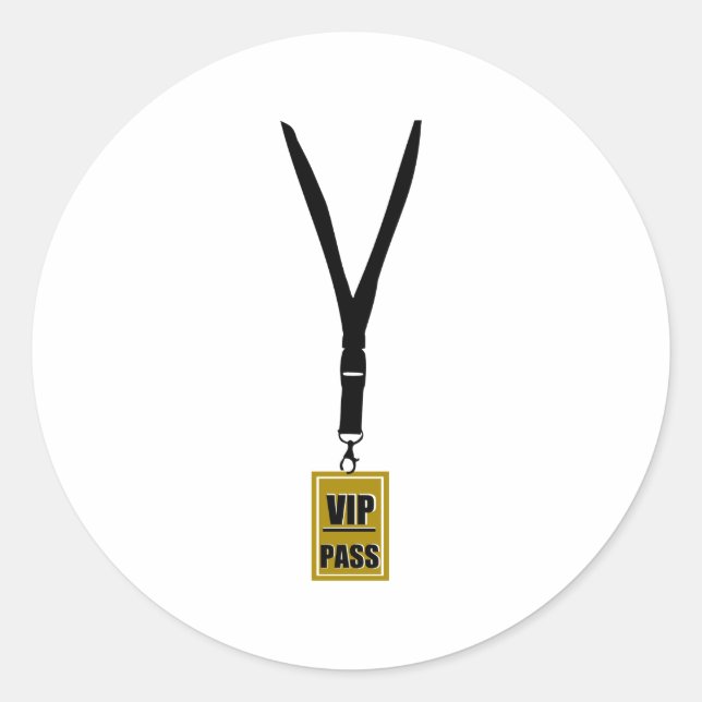 STICKER ROND VIP (Devant)