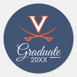 Sticker Rond Virginia Cavaliers   Remise des diplômes