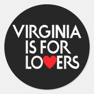 Sticker Rond Virginie vintage Est Pour Les Amateurs _1