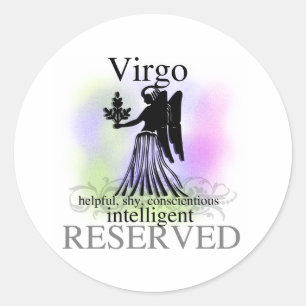 Sticker Rond Virgo à propos de toi