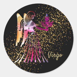 Sticker Rond Virgo - SIGNE Zodiaque