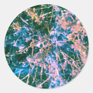 Sticker Rond Virus Alien Dark Sci-fi