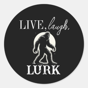 Sticker Rond Vis, Rires, Lurk
