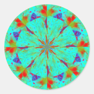 Sticker Rond visage de la marionnette ki2