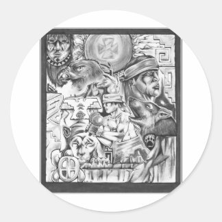 Sticker Rond Vision Yaqui