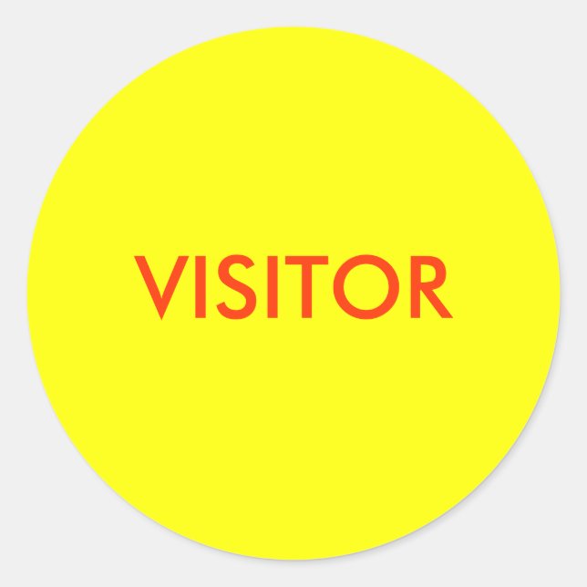 STICKER ROND VISITEUR (Devant)