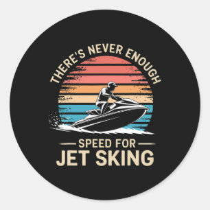 Sticker Rond Vitesse De Jet Il n’y a jamais assez de vitesse po