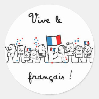 Sticker Rond ViveLeFrançais