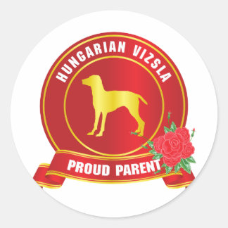 Sticker Rond Vizsla