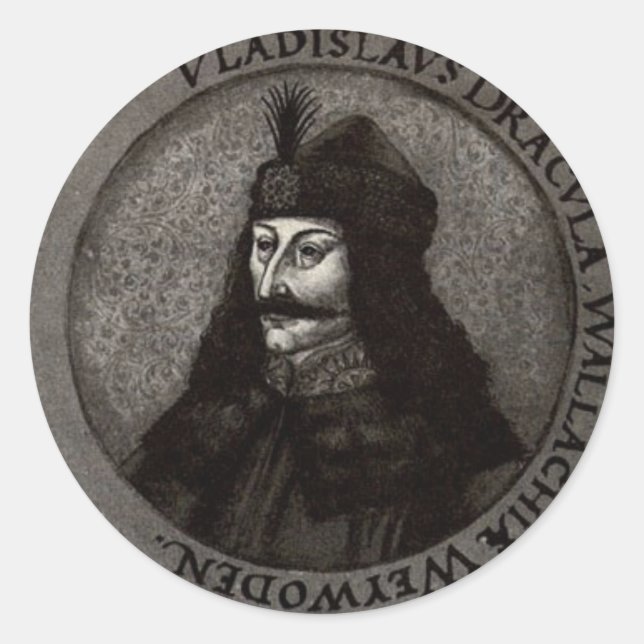 Sticker Rond Vlad the Impaler (Devant)