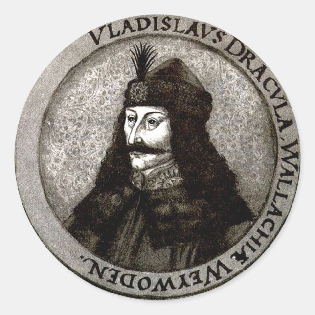 Sticker Rond Vlad the Impaler (Devant)