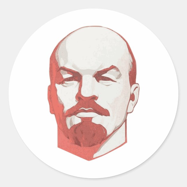 Sticker Rond Vladimir Lénine (Devant)
