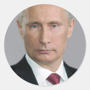 Sticker Rond Vladimir Poutine