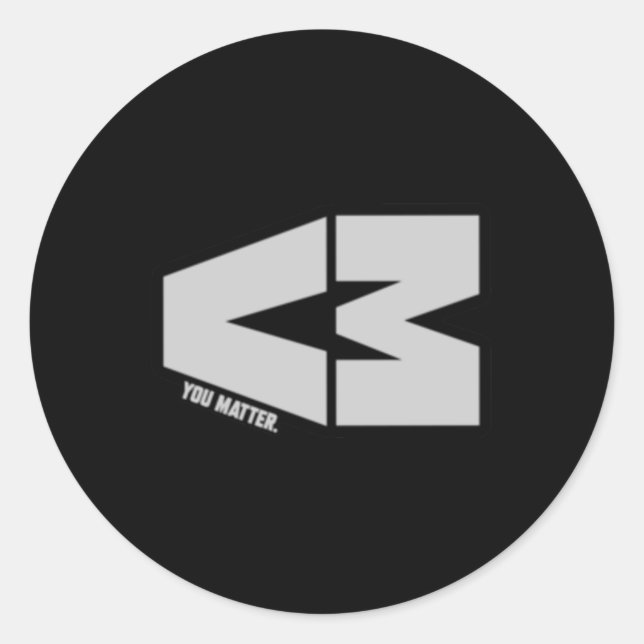 Sticker Rond Vm You (Devant)