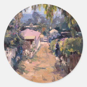 Sticker Rond Voie côtière