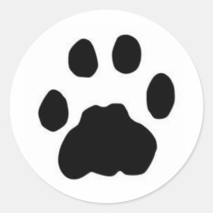 Sticker Rond Voies de puma