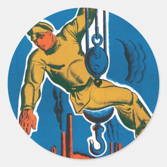 Sticker Rond Voir l'Union soviétique en devenir (Devant)