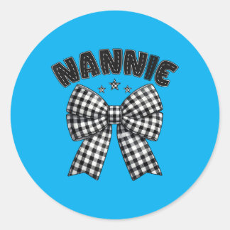Sticker Rond Voiture de course d'anniversaire de Nannie Pit Cre