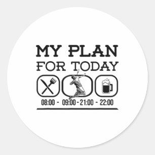 Sticker Rond Volants de badminton Badminton Racket Garden Jeu B