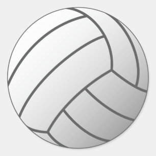Sticker Rond Volley Ball
