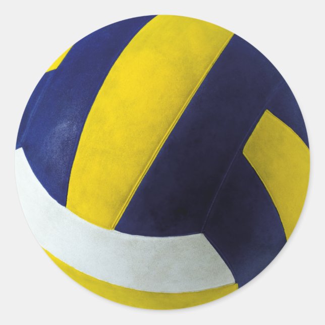 STICKER ROND VOLLEYBALL (Devant)