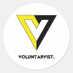 Sticker Rond Volontaire.