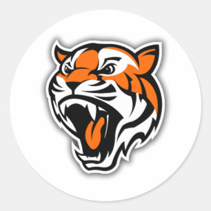 STICKER ROND VONT LES TIGRES !