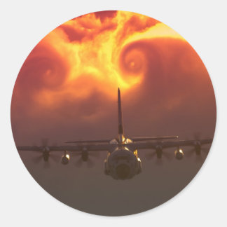 Sticker Rond Vortex C-130