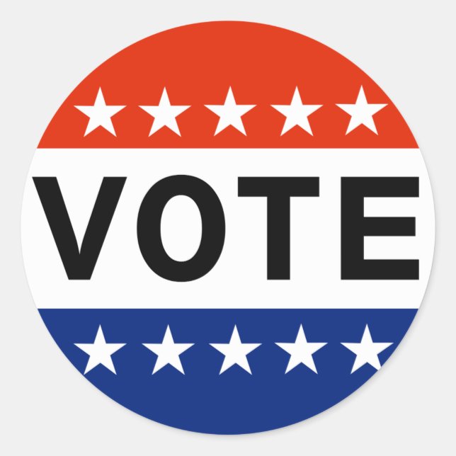 Sticker Rond Vote (Devant)