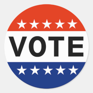 Sticker Rond Vote