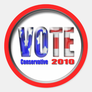 Sticker Rond Vote