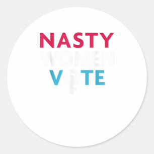 Sticker Rond Vote 2020 Election Chemise Droits des Femmes