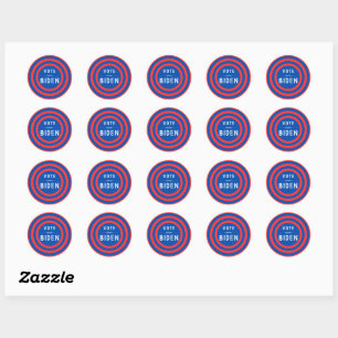 Sticker Rond Vote Biden Parti Démocrate