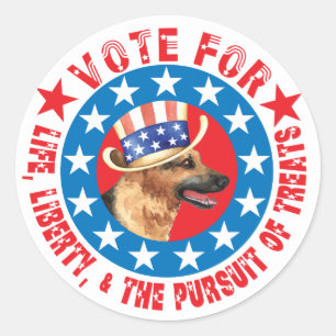 Sticker Rond Vote pour GSD