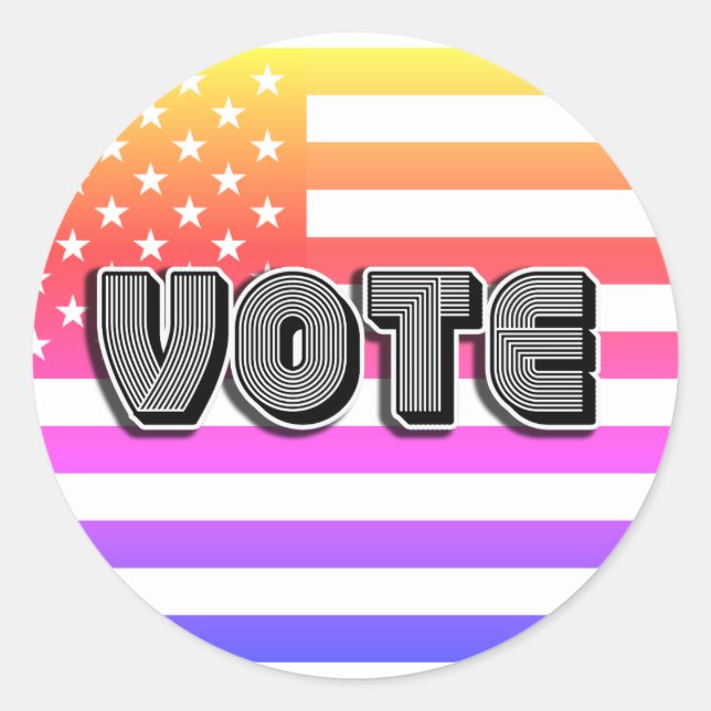 STICKER ROND VOTER (Devant)