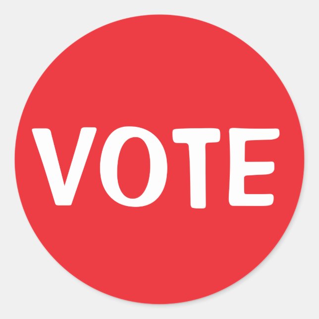 STICKER ROND VOTER (Devant)