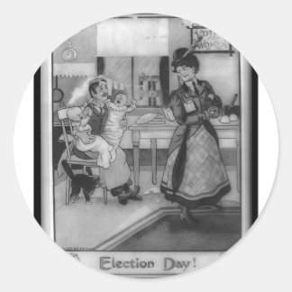 Sticker Rond Votes pour les femmes !