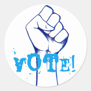 Sticker Rond Votez !