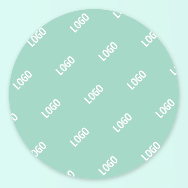 Sticker Rond Votre image ou logo téléchargé en mosaïque | Turqu (Créateur téléchargé)