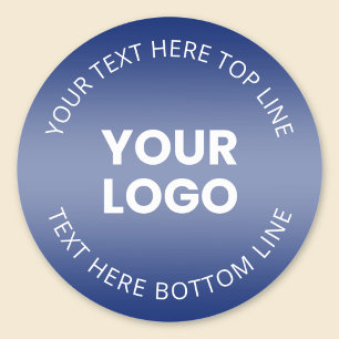 Sticker Rond Votre logo avec modification de n'importe quelle c