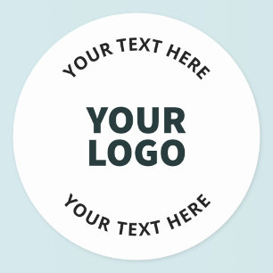 Sticker Rond Votre logo, conception, photo, oeuvre d'art ou aut